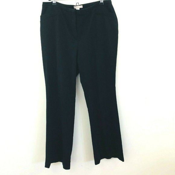 Chico's Pants - Chico's Black Boot Cut Dress Pants 2.5